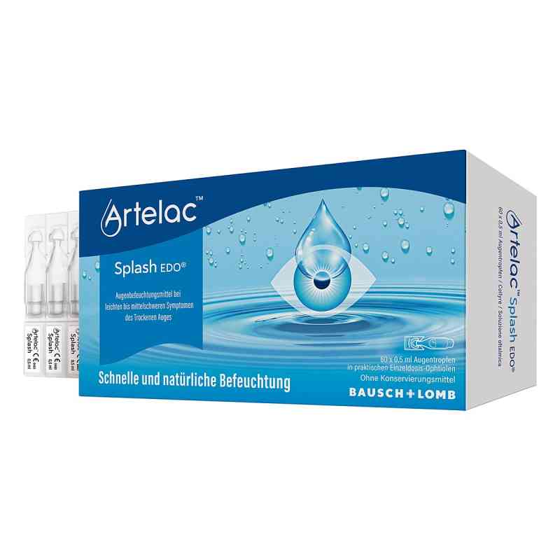Artelac Splash EDO Augentropfen für trockene brennende Augen 60X0.5 ml von Dr. Gerhard Mann Chem.-pharm.Fabrik GmbH PZN 07707010