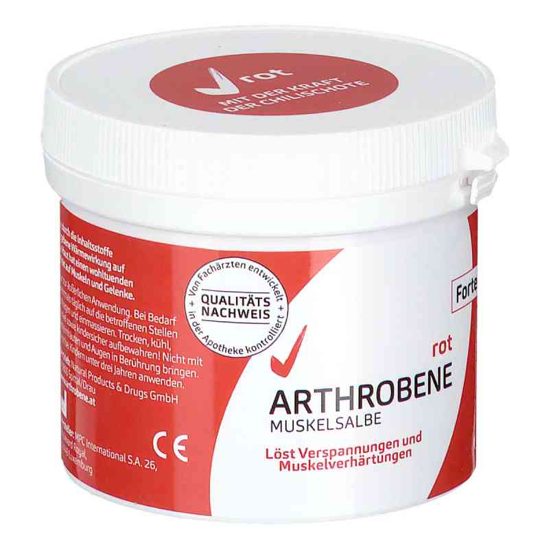 ARTHROBENE Muskelsalbe rot Forte 250 ml von BENE PHARMA PZN 08202665