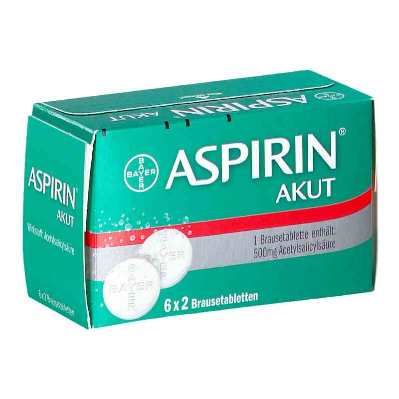 ASPIRIN Akut Brausetabletten 500MG 12 stk von BAYER AUSTRIA GMBH PZN 08200474
