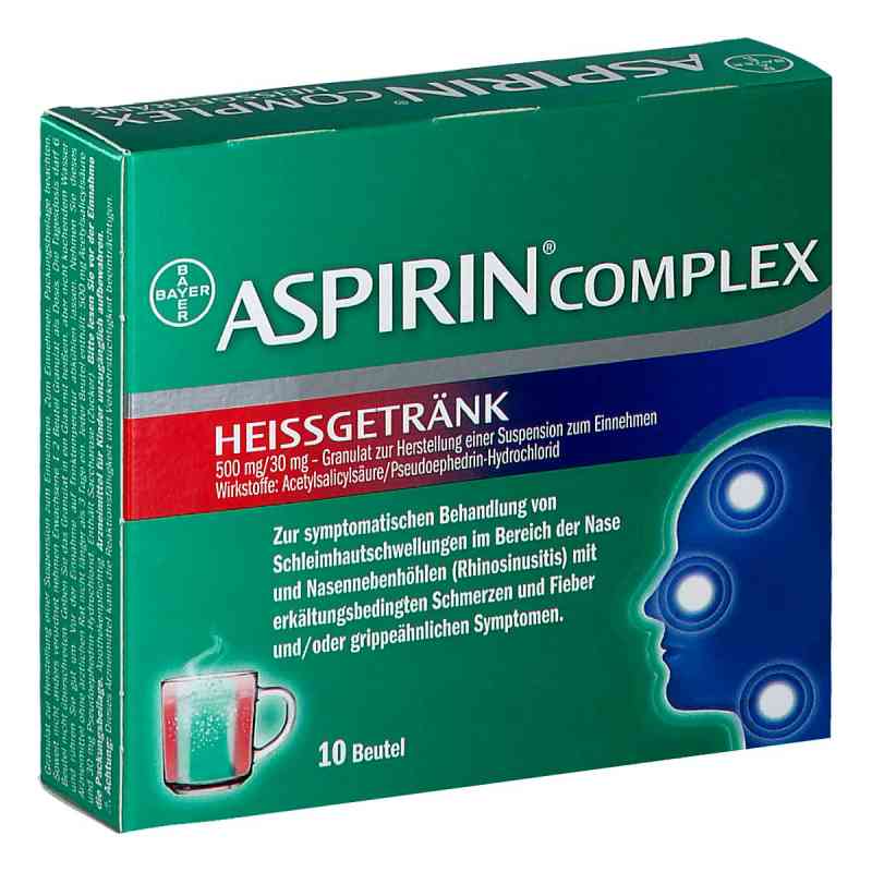 Aspirin Complex Heißgetränk 500mg / 30mg Granulat 10 stk von BAYER AUSTRIA GMBH      PZN 08200476