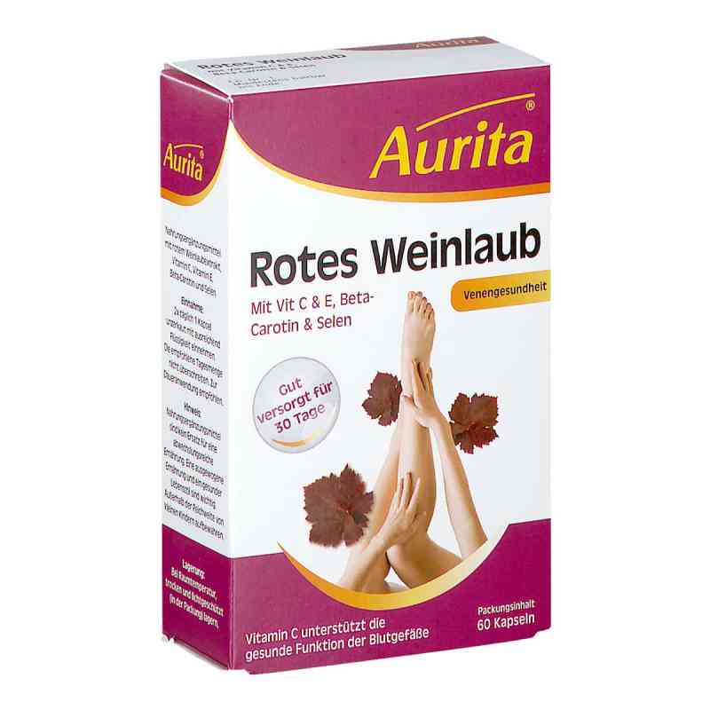 Aurita Rotes Weinlaub Kapseln 60 stk von  PZN 08201073