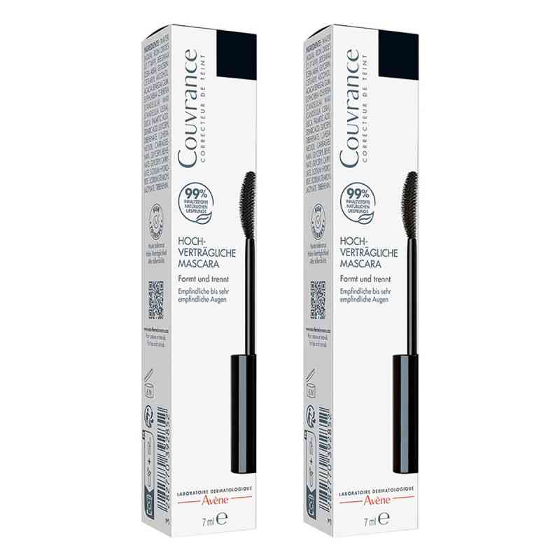 Avene Couvrance Mascara Schwarz 2x7 ml von PIERRE FABRE DERMO KOSMETIK GmbH PZN 08107242
