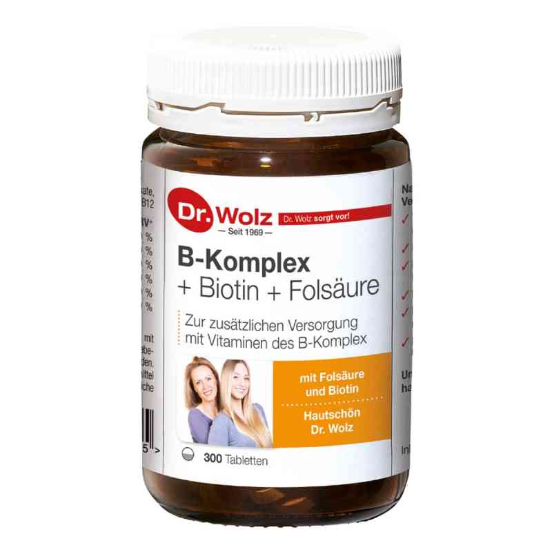 B Komplex + Biotin + Folsäure Tabletten 300 stk von Dr. Wolz Zell GmbH PZN 03088082