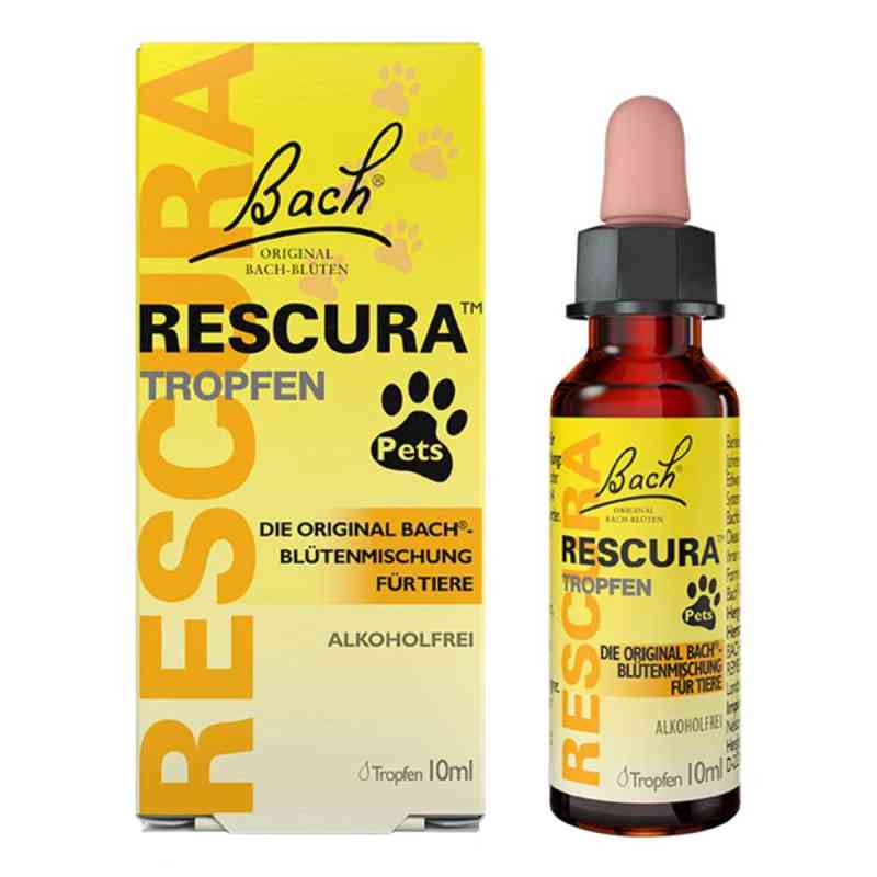 Bachblüten Original Rescura Pets Tropfen alkoholfrei 10 ml von Nelsons GmbH PZN 16391899