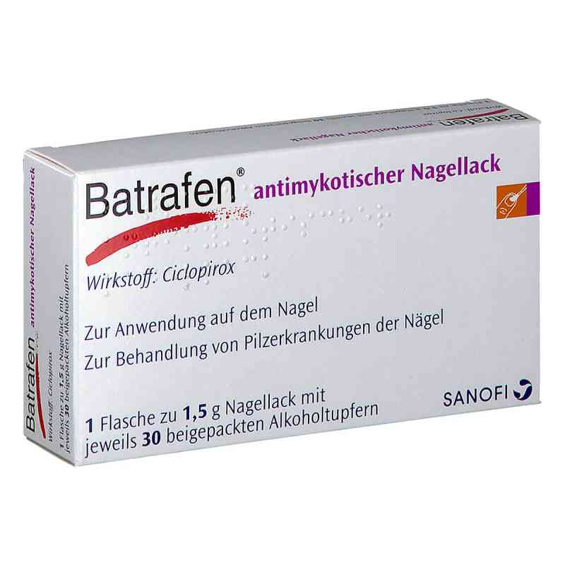 Batrafen antimykotischer Nagellack 1.5 g von OPELLA HEALTHCARE AUSTRIA GMBH   PZN 08200850
