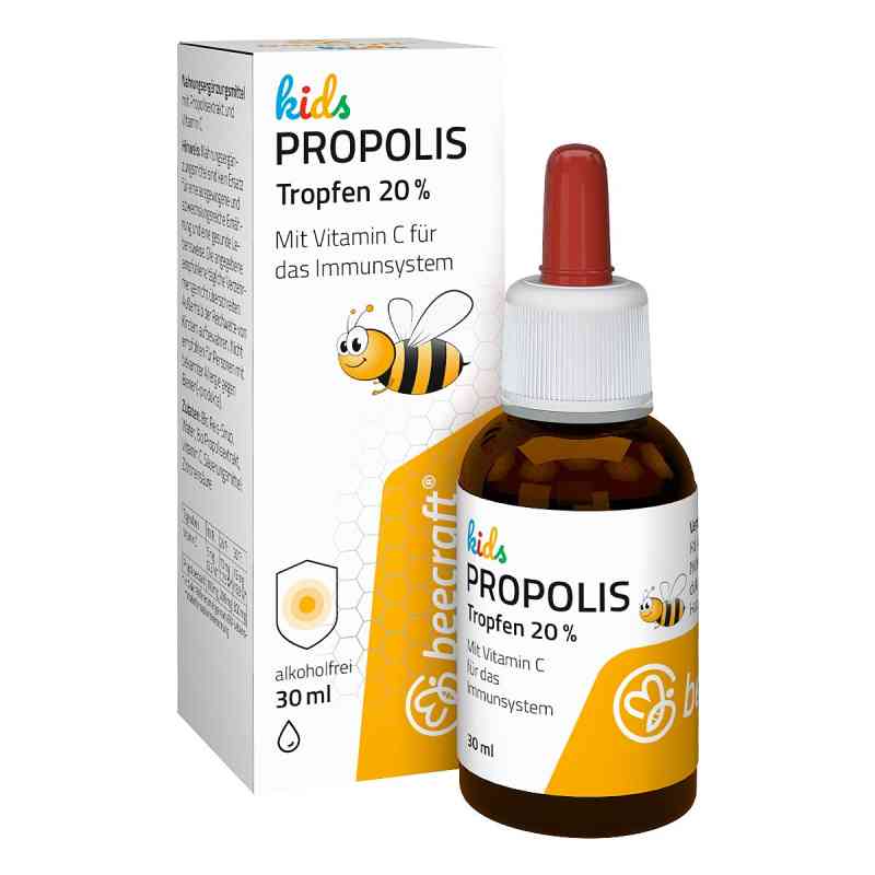 Beecraft Kids Propolis Bio Tropfen 20% Plus Vitamine c 30 ml von Hansa Naturheilmittel GmbH PZN 19659894