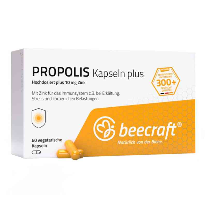 Beecraft Propolis Kapseln Plus 60 stk von Hansa Naturheilmittel GmbH PZN 16617174