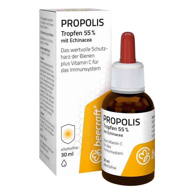 Beecraft Propolis Tropfen 55% Plus Echinacea 30 ml von Hansa Naturheilmittel GmbH PZN 19659902