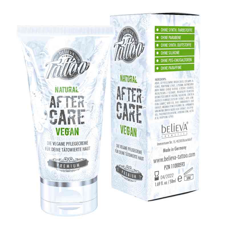 Believa Tattoo Pflegecreme 50 ml von Believa GmbH PZN 11088593
