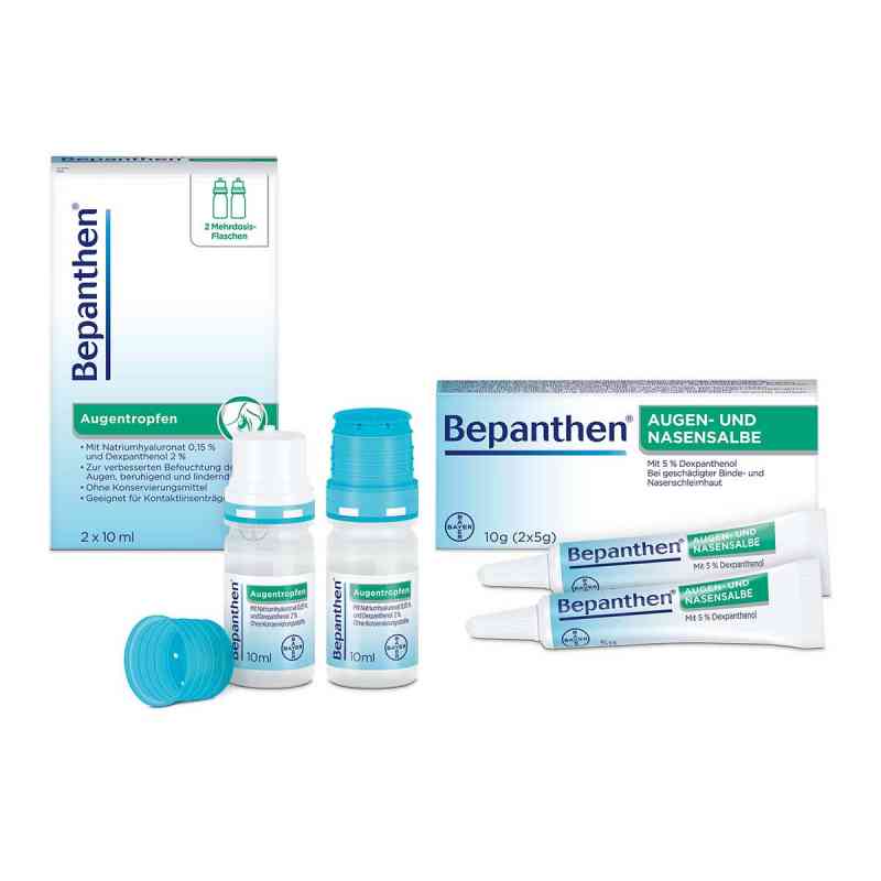 Bepanthen Auge & Nase Set: Augentropfen + Augen- und Nasensalbe 1 stk von Bayer Vital GmbH PZN 08101724