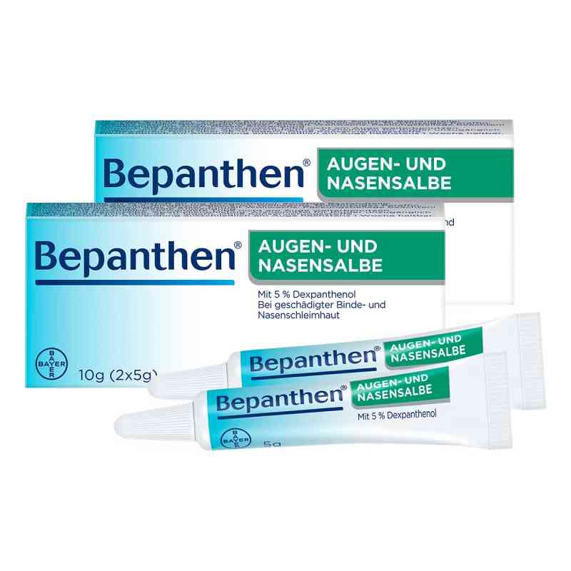 Bepanthen Augen- und Nasensalbe 2x10 g von Bayer Vital GmbH PZN 08102345