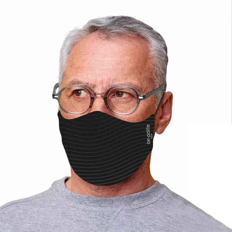 Bepolite Maske antibakteriell Xl schwarz 1 stk von CCS Germany GmbH PZN 16941302