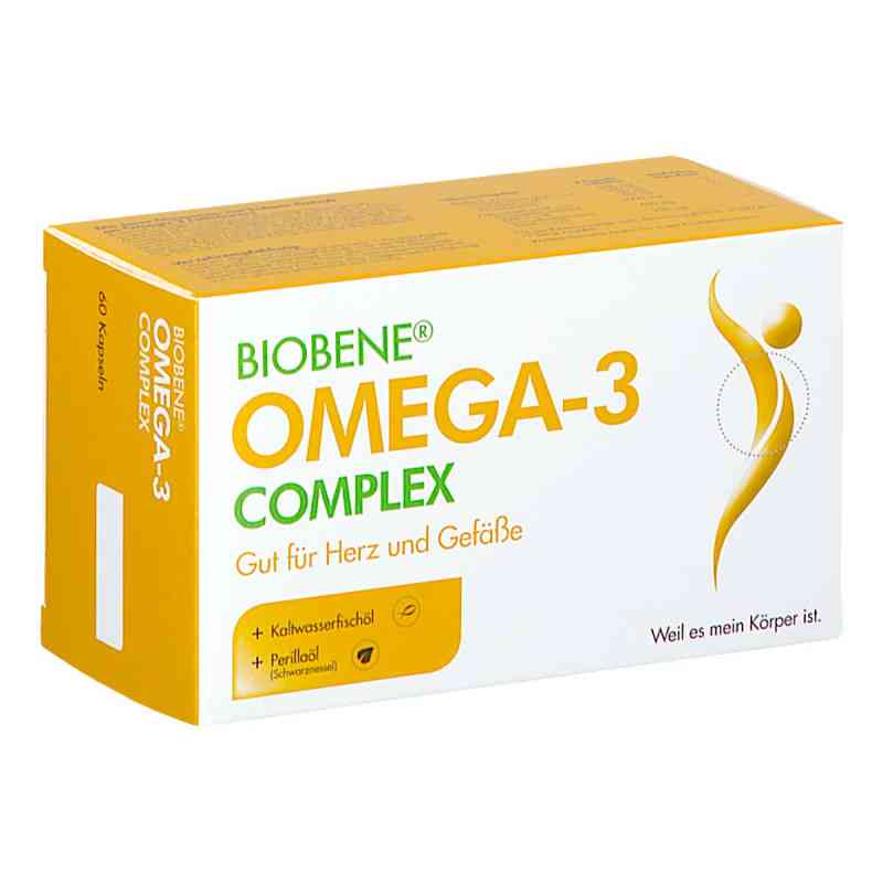 BIOBENE Omega 3 Complex Kapseln 60 stk von BENE PHARMA             PZN 08200859