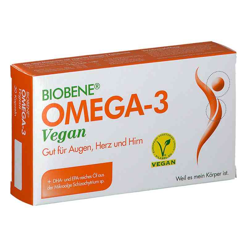 BIOBENE Omega 3 Vegan Kapseln 30 stk von BENE PHARMA PZN 08200860