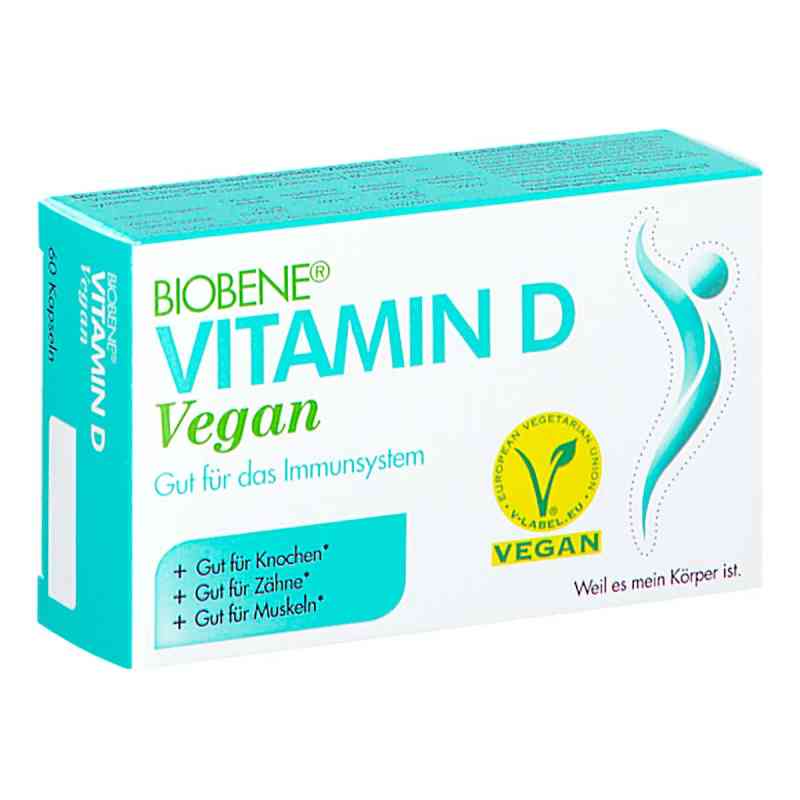 Biobene Vitamin D Kapseln vegan 60 stk von BENE PHARMA PZN 08201205