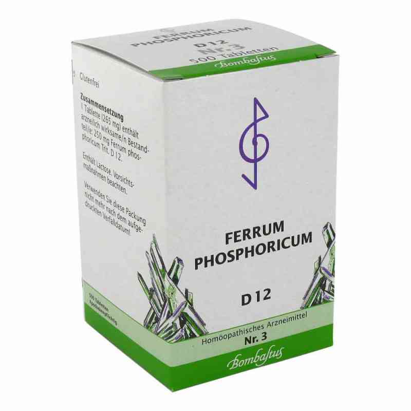 Biochemie 3 Ferrum phosphoricum D12 Tabletten 500 stk von Bombastus-Werke AG PZN 04324805