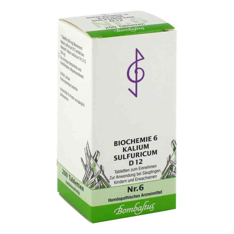 Biochemie 6 Kalium sulfuricum D12 Tabletten 200 stk von Bombastus-Werke AG PZN 01073544