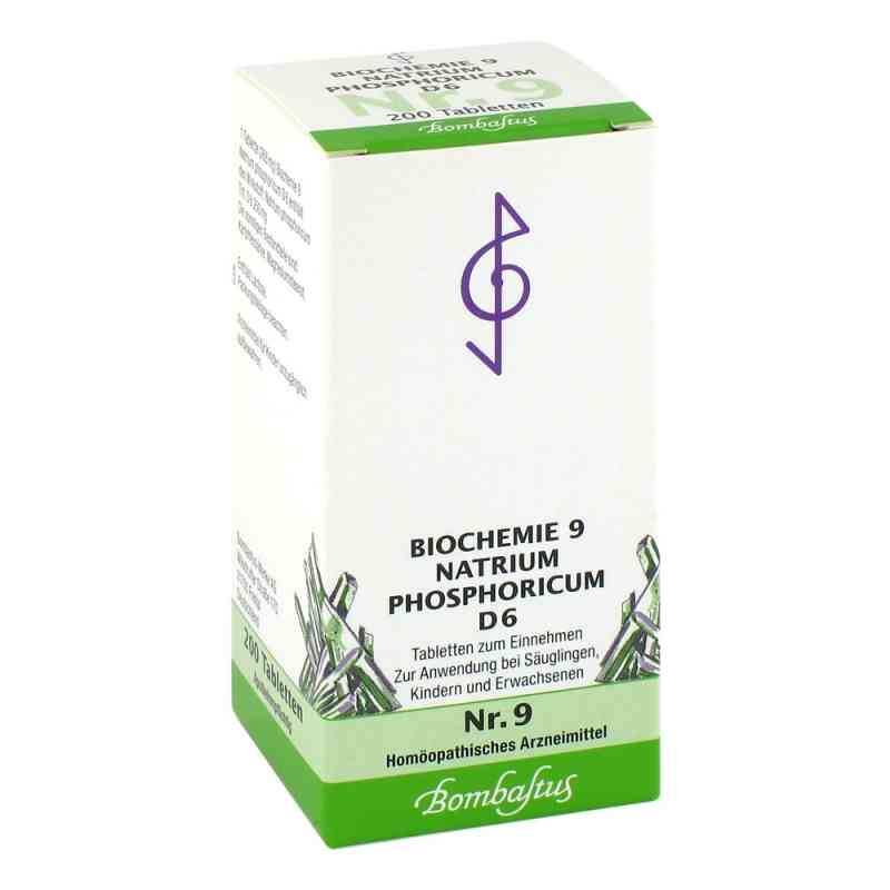 Biochemie 9 Natrium phosphoricum D6 Tabletten Bombastus 200 stk von Bombastus-Werke AG PZN 01073780
