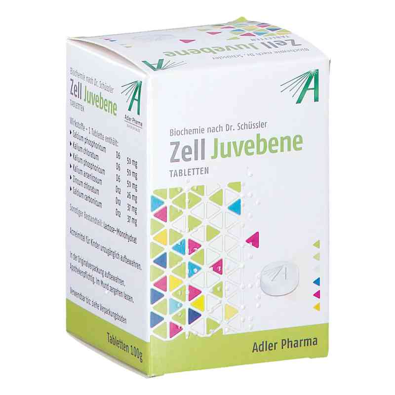 Biochemie nach Dr. Schüßler ZellJuvebene Tabletten 100 g von ADLER PHARMA PRODUKTION UND VERTRIEB GMBH PZN 08202379