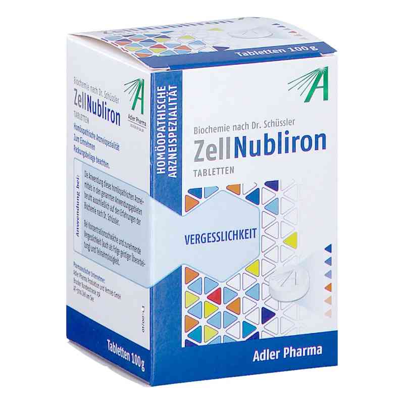 Biochemie nach Dr. Schüßler ZellNubliron Tabletten 100 g von ADLER PHARMA PRODUKTION UND VERTRIEB GMBH PZN 08202380