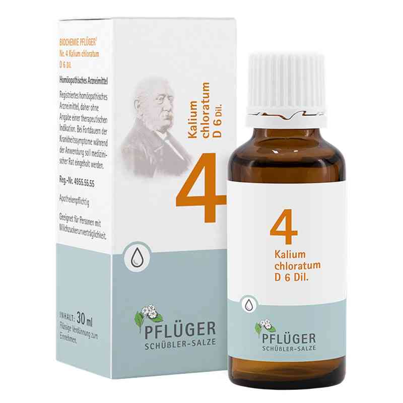 Biochemie Pflüger 4 Kalium chloratum D6 Tropfen 30 ml von Homöopathisches Laboratorium Alexander Pflüger Gmb PZN 06324092