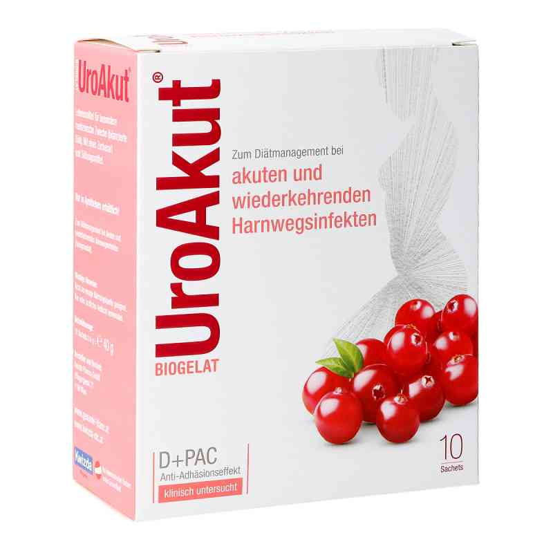 BIOGELAT UroAkut® D-Mannose plus Cranberry Granulat 10  von  PZN 08200041