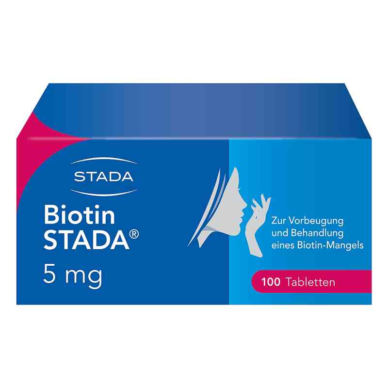 Biotin STADA 5mg Tabletten bei Biotinmangel 100 stk von STADA Consumer Health Deutschland GmbH PZN 01328582