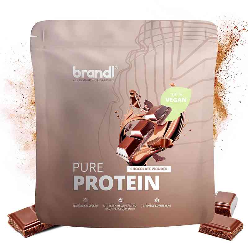 Brandl Pure Protein Vegan Schoko Pulver 1000 g von Brandl Nutrition GmbH PZN 18679305