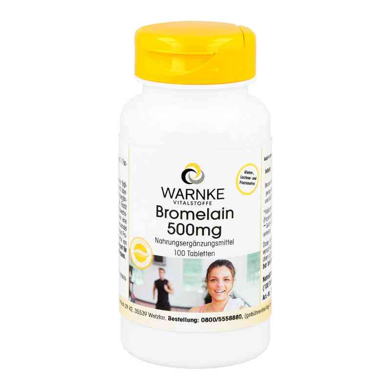 Bromelain 500 mg Tabletten 100 stk von Warnke Vitalstoffe GmbH PZN 07394864