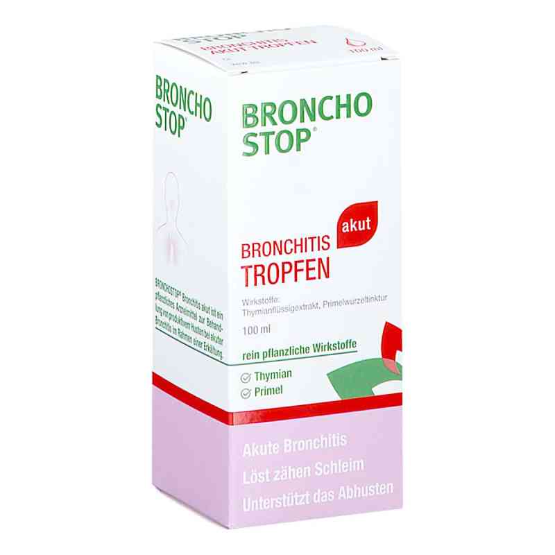 BRONCHOSTOP Bronchitis akut Tropfen zum Einnehmen 100 ml von KWIZDA PHARMA GMBH PZN 08201237