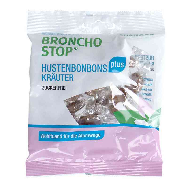 BRONCHOSTOP Hustenbonbons plus Kräuter 60 g von KWIZDA PHARMA GMBH    PZN 08200875