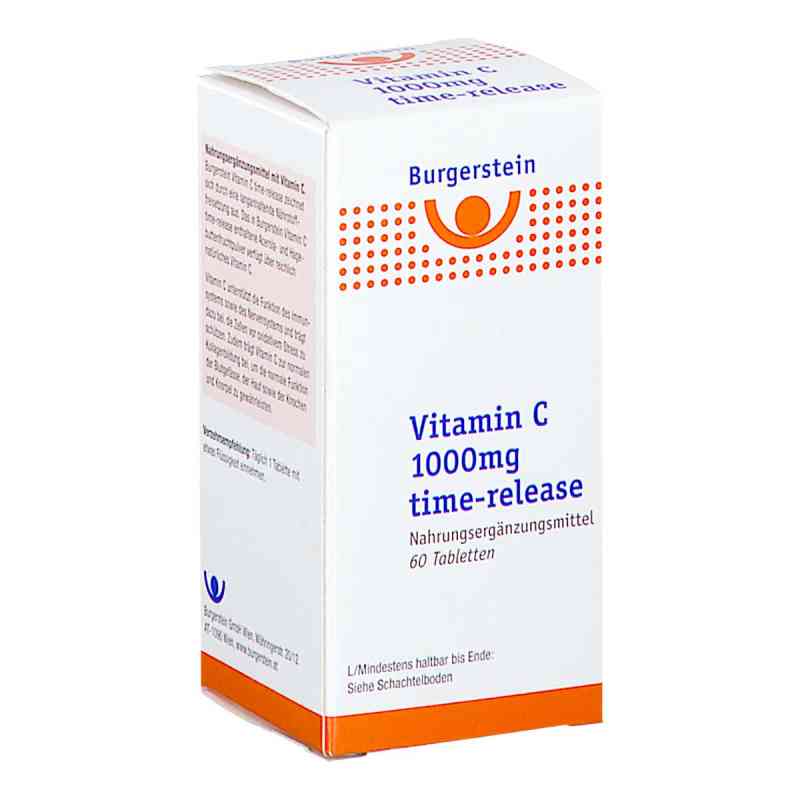 Burgerstein Vitamin C 1000 mg time release  60 stk von BURGERSTEIN GMBH         PZN 08201424