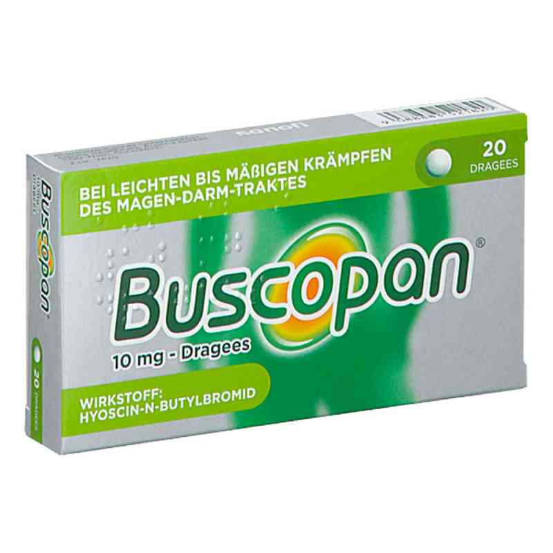 Buscopan 10 mg Dragees 20 stk von OPELLA HEALTHCARE AUSTRIA GMBH PZN 08201536