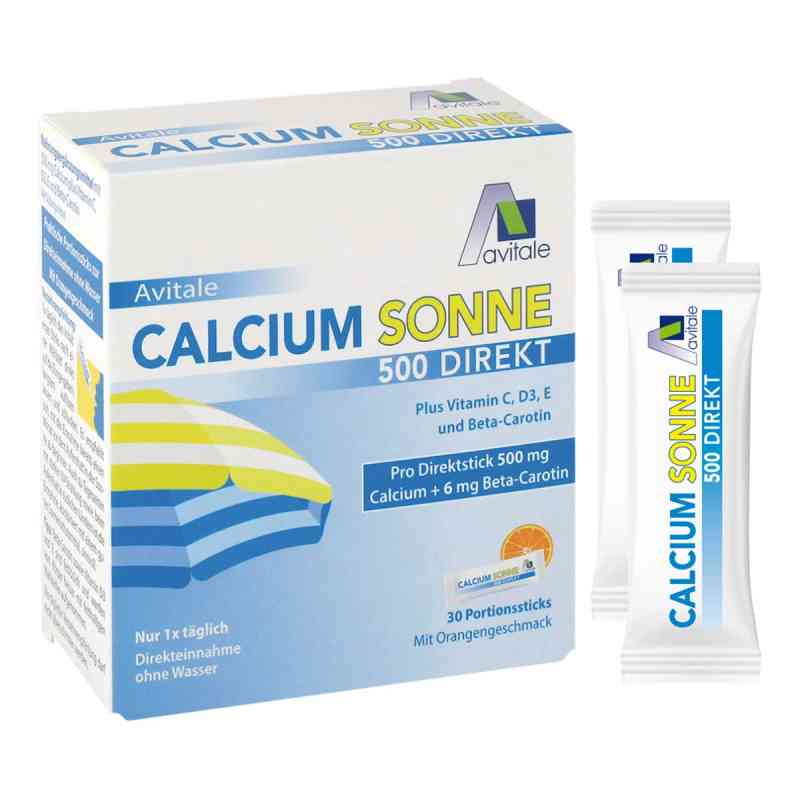 Calcium Sonne 500 Direkt Portionssticks 30 stk von Avitale GmbH PZN 16892213