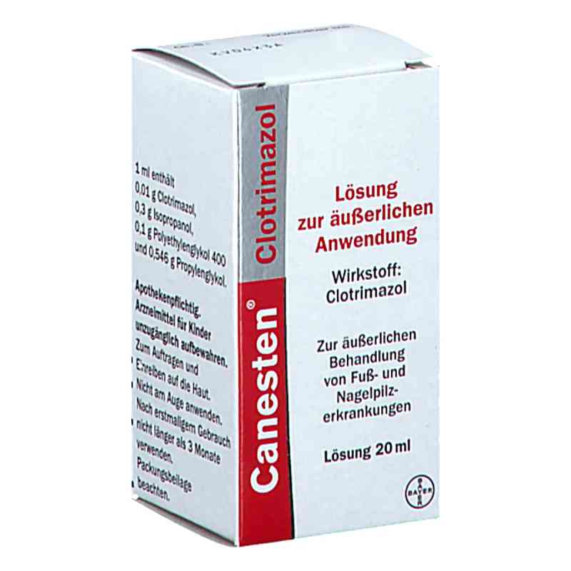 Canesten Clotrimazol Lösung zur äußerlichen Anwendung 20 ml von BAYER AUSTRIA GMBH PZN 08201265