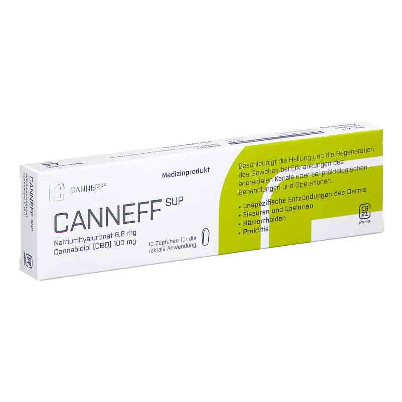 CANNEFF Sup Rektalzäpfchen mit CBD 10 stk von CANNHELP GMBH PZN 08202356