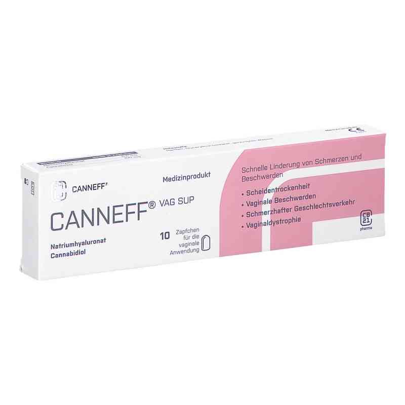 CANNEFF Vag Sup Zäpfchen mit CBD 10 stk von CANNHELP GMBH PZN 08202355