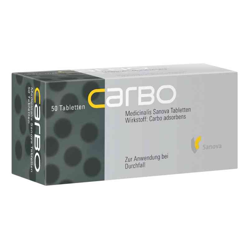 Carbo medicinalis Sanova Tabletten 50 stk von SANOVA PHARMA GESMBH, OTC PZN 08200484