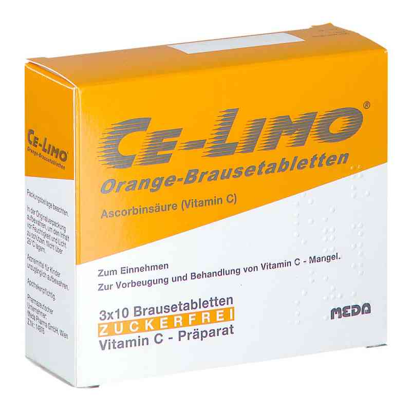 Ce Limo Brausetabletten Orange 30 stk von COOPER CONSUMER HEALTH DE GMBH ZWEIGNIEDERLAS PZN 08200330
