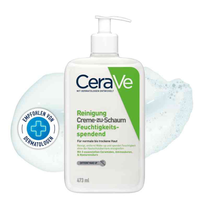 CeraVe Creme-zu-Schaum Reinigung 473 ml von L'Oreal Deutschland GmbH PZN 18909917