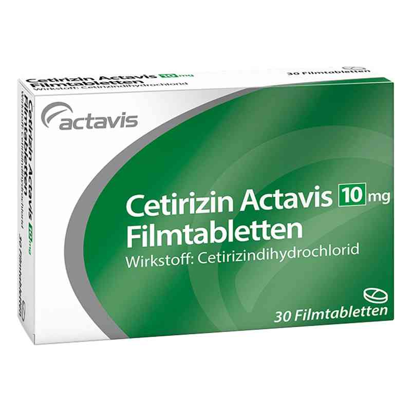 Cetirizin Actavis 10 mg Filmtabletten 30 stk von RATIOPHARM ARZNEIMITTEL VERTRIEB PZN 08201386