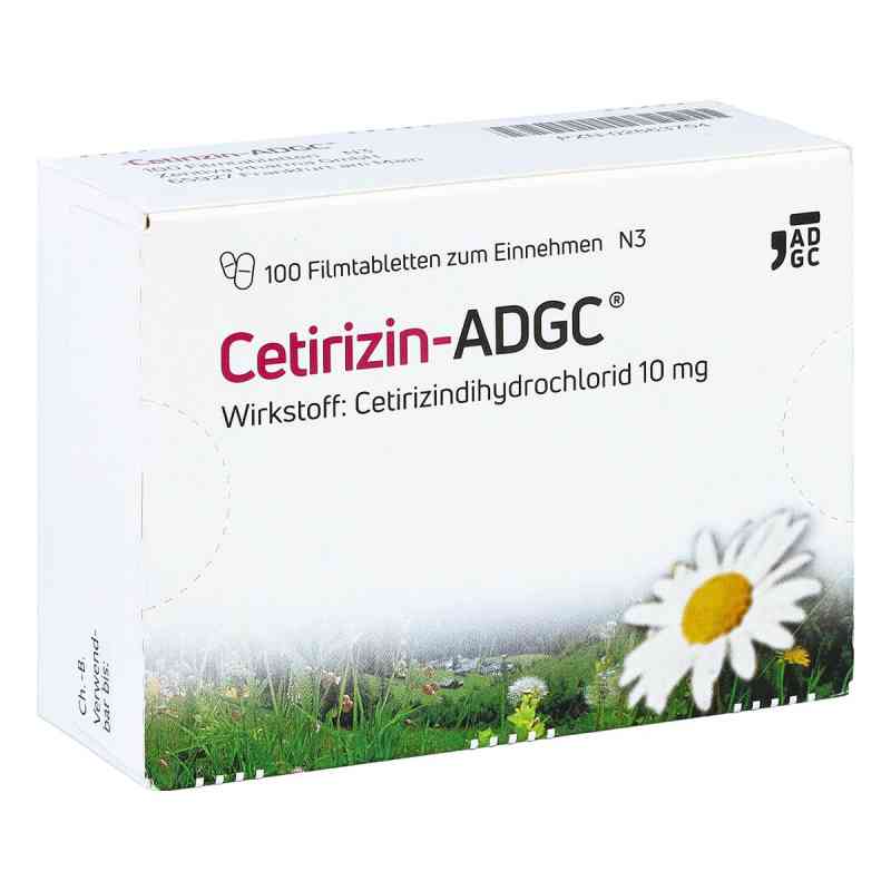 Cetirizin-ADGC® 100 stk von Zentiva Pharma GmbH PZN 02663704