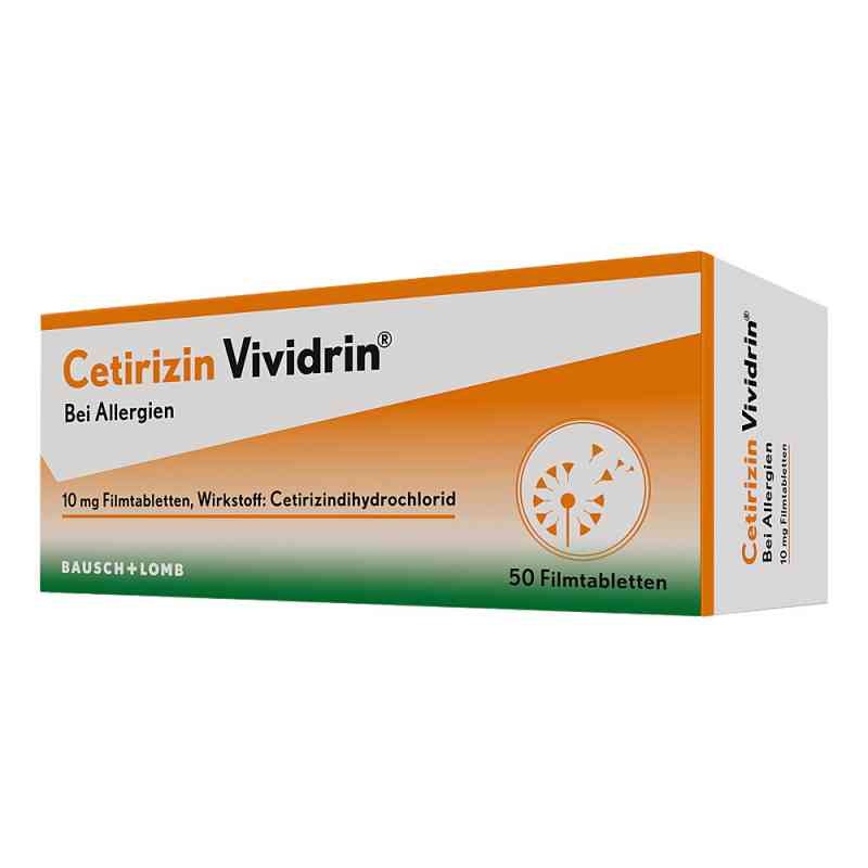Cetirizin Vividrin - Schnell wirksame Allergietabletten 50 stk von Dr. Gerhard Mann Chem.-pharm.Fabrik GmbH PZN 12364316