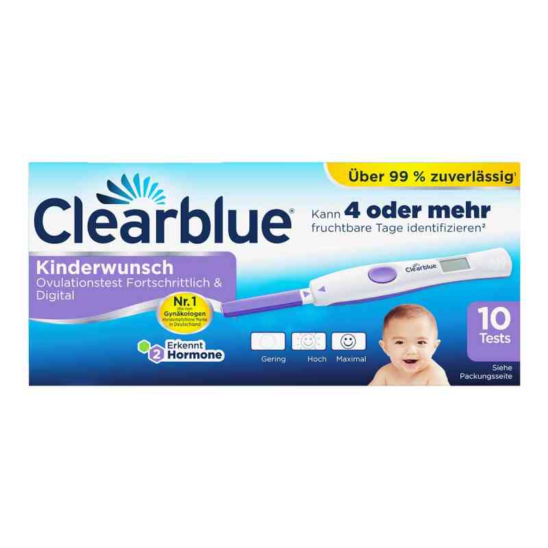 Clearblue Ovulationstest Fortschrittlich & Digital 10 stk von WICK Pharma - Zweigniederlassung der Procter & Gam PZN 12894008
