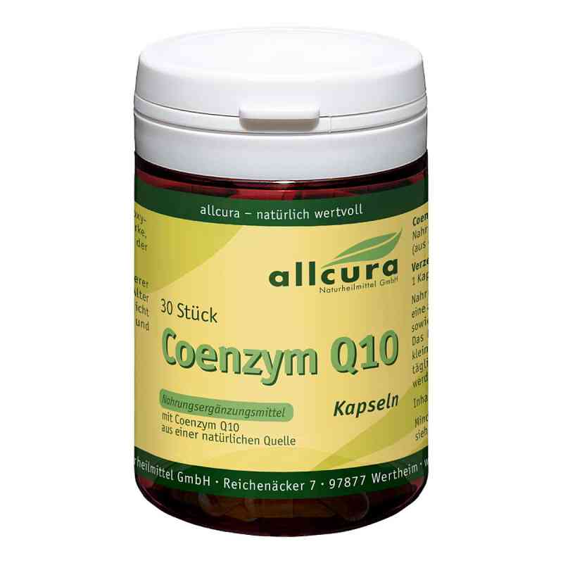 Coenzym Q10 Kapseln a 200 mg 30 stk von allcura Naturheilmittel GmbH PZN 16739575