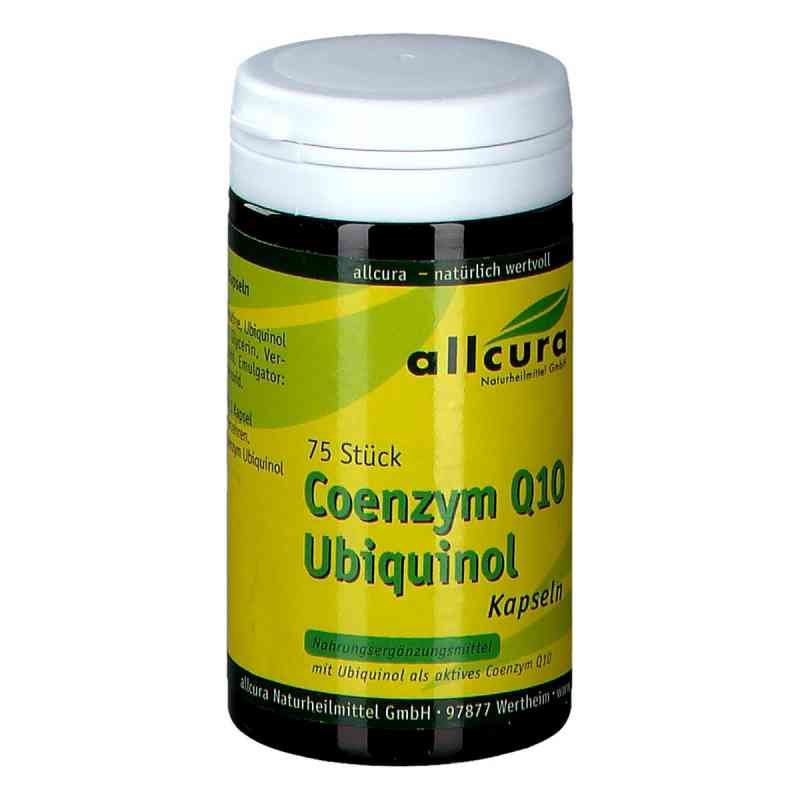 Coenzym Q10 Ubiquinol 100 mg Kapseln 75 stk von allcura Naturheilmittel GmbH PZN 14045064