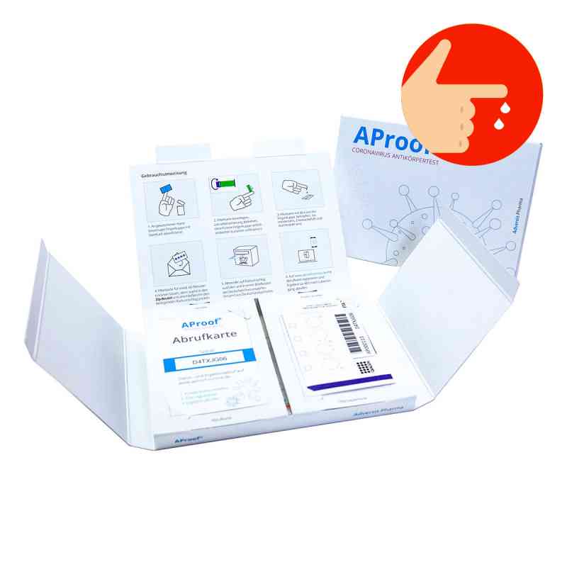 Corona Antikörpertest Sars Cov-2 Covid 19 Aproof 1 stk von AP Diagnostics GmbH PZN 16783257