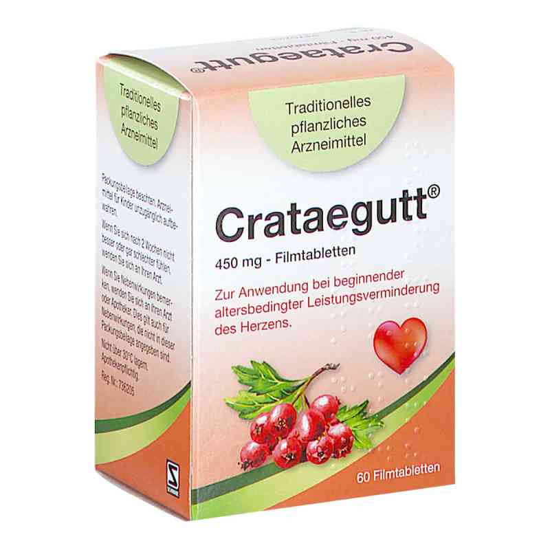 Crataegutt Filmtabletten 450mg 60 stk von SCHWABE AUSTRIA GMBH PZN 08201328