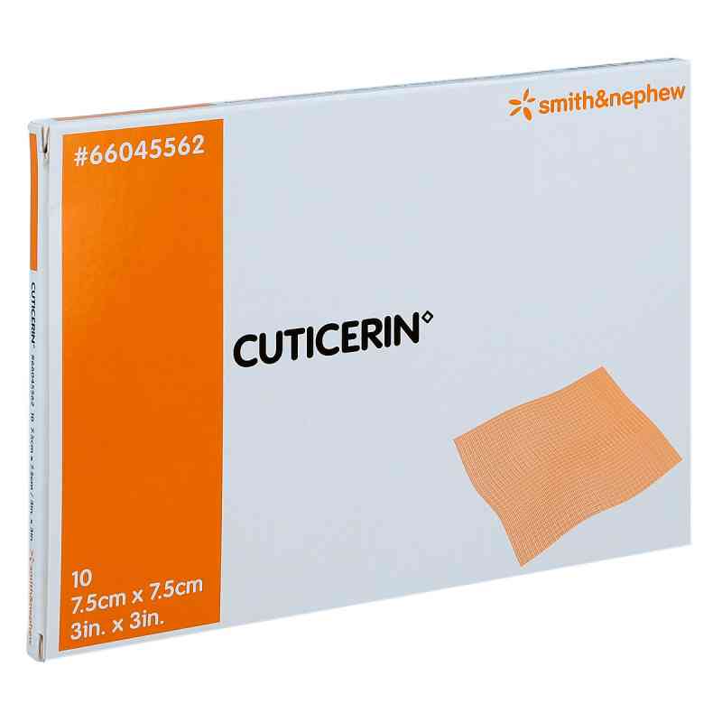 Cuticerin 7,5x7,5 cm Gaze mit Salbenbeschichtung 10 stk von Smith & Nephew GmbH PZN 03744758