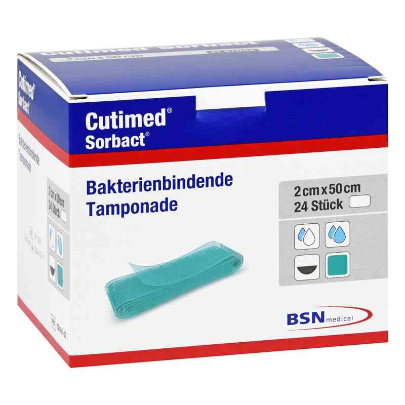 Cutimed Sorbact Tamponaden 2x50 cm - B2B Medical 24 stk von B2B Medical GmbH PZN 12505946